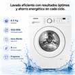 Lavarropas Samsung WW65A4000EE 6.5Kg 1000Rpm Blanco Inverter