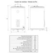Termotanque Rheem-Nl TEP85 85 Litros Electrico Superior