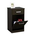Mesa de Luz Centro Estant MLB W Con Botinero Wengue