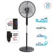Ventilador de Pie Orbital Digital Liliana VPD20R 20" 90W con Control Remoto y Repeler