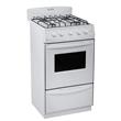 Cocina Escorial Candor S2 50Cm Blanca Gas Natural