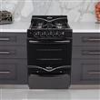 Cocina Singer 5517 F 56Cm Negra Multigas Facil Limpieza