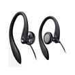 Auriculares Deportivos Philips SHS3305BK/10 con Gancho Flexible y Micrófono Negro