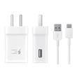 Cargador Samsung de Viaje 15W EP-TA20RWSUGAR Carga Rápida Blanco con Cable Micro USB