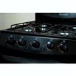 Cocina Escorial Palace Lxs2 Gn Negra Cristal A Gas