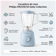 Licuadora Philips HR2129/50 2 Litros 550W 2 Velocidades Celeste