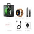 Smartwatch Udfine Power Black 1.43" Ultra Amoled Asistente Alexa