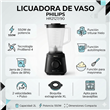 Licuadora Philips HR2127/90 2 Litros 550W Negro Jarra Plastica