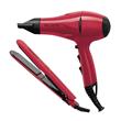 Kit Revlon RVDR5230RL2A Secador de Pelo 2000W + Planchita Cerámica 210°C Rojo