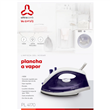 Plancha Ultracomb PL-4170 A Vapor 1400W Suela Antiadherente