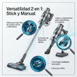 Aspiradora de Mano Liliana LA952 800W 2 En 1 Lilestick