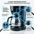 Cafetera Liliana AC947 Dripsense 0.75 Litros de FIltro
