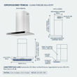 Campana Liliana KC997 Pure Line 60Cm Acero