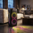 Parlante Torre Aiwa AW-T280L 16000W Luces RGB Bluetooth Radio Fm