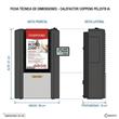Calefactor Coppens PEL25TB DA 2500 Kcal Multigas Tiro Balanceado