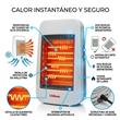 Calefactor Infrarrojo de Cuarzo Liliana Calore CI080 700/1400W con 3 Tubos y Corte de Seguridad