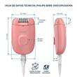 Depiladora Philips Epilator Series 2000 BRE227/00 con Cable y Cabezal Masajeador