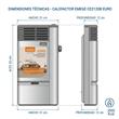 Calefactor Emege CE2120B 2000 Calorias Mutligas Tiro Balanceado