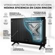 Calefactor Vitroconvector Peabody PE-VCY20RN 2000W Negro