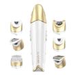 Depiladora GA.MA Oasis Gold GOGOLD Inalámbrica Recargable Wet & Dry con 6 Cabezales