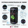 Torre de Audio LG XBOOM OK99M 2000W Bluetooth Karaoke DJ 12"