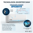Aire Acondicionado Siam SMIN35HA3BN 3550W Frio Calor Split Inverter