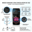Torre de Sonido LG RNC5 Xboom 500W + Microfono