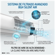 Aire Acondicionado BGH-Silent Air BS35WCHU 3200W Frio Calor Split