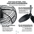Ventilador Industrial PHP PHP-FI3020001 30" 180W 2 en 1 de Pie y Pared