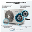 Aire Acondicionado Siam SMIN35HA3BN 3550W Frio Calor Split Inverter