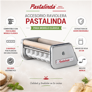 Accesorios Pastalinda Para Ravioles Clásica