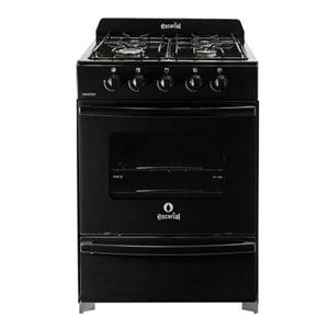 Cocina Escorial Master S2 Black Gn 56Cm Negra A Gas