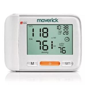 Tensiómetro Digital de Muñeca Maverick YE8600A 60 Memorias Indicador de Pulso Irregular