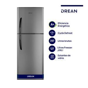 Heladera Drean HDR400F30E 397 Litros Grafito Ciclica