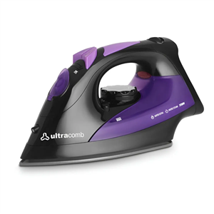 Plancha Ultracomb PL-4180 A Vapor 2250W Suela Cerámica