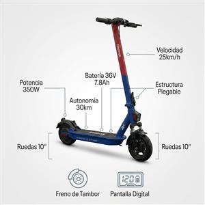 Monopatin Reebok Rk-Pro10-78Br 10" Eléctrico