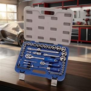 Kit Irimo De Bocallaves Y Acc Encastre 1/2" y 1/4" 58 Piezas