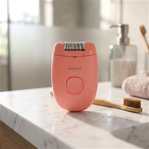 Depiladora Philips Epilator Series 2000 BRE227/00 con Cable y Cabezal Masajeador