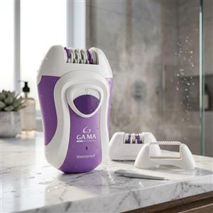 Depiladora GA.MA Skin Lady Waterproof Inalámbrica 28 Pinzas Uso en Agua