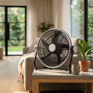 Ventilador Turbo PHP 20PH-2110 20" 90W 3 Velocidades Piso Pared Negro