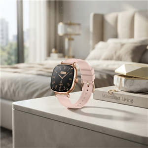 Smartwatch Udfine Luna 1.7" AMOLED Bluetooth Dorado